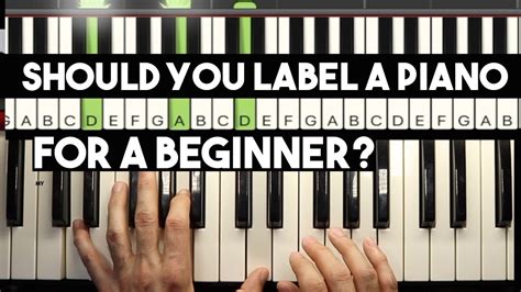 How to label and write notes on the piano keyboard: a .